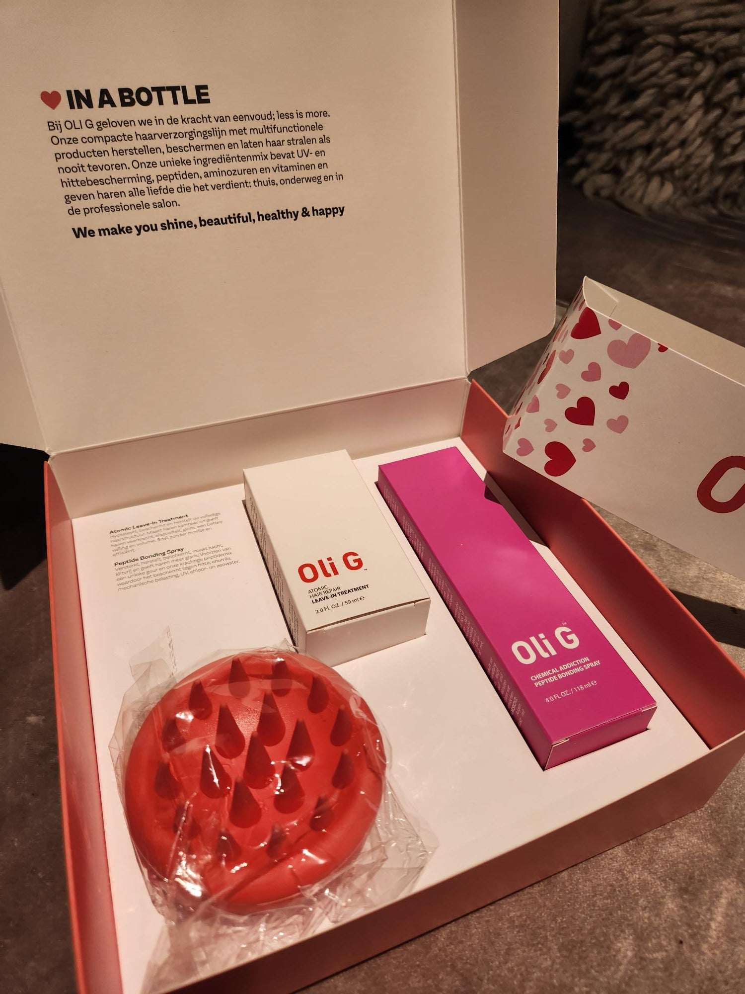 Damaged repair Box - OLI G CLUB 🧡 IN A BOTTLE