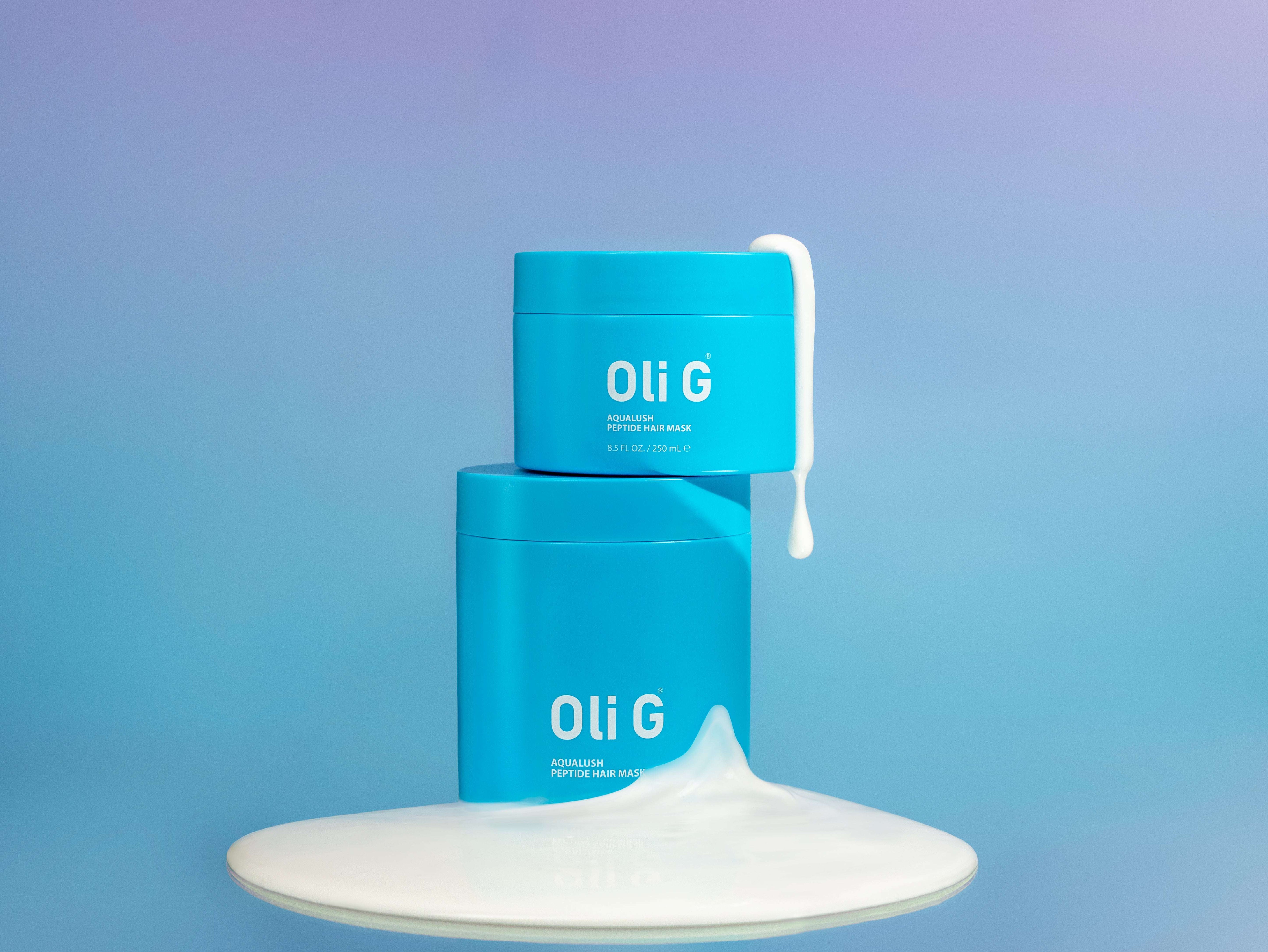 Aqualush Peptide Fiber Haarmasker - OLI G CLUB 🧡 IN A BOTTLE