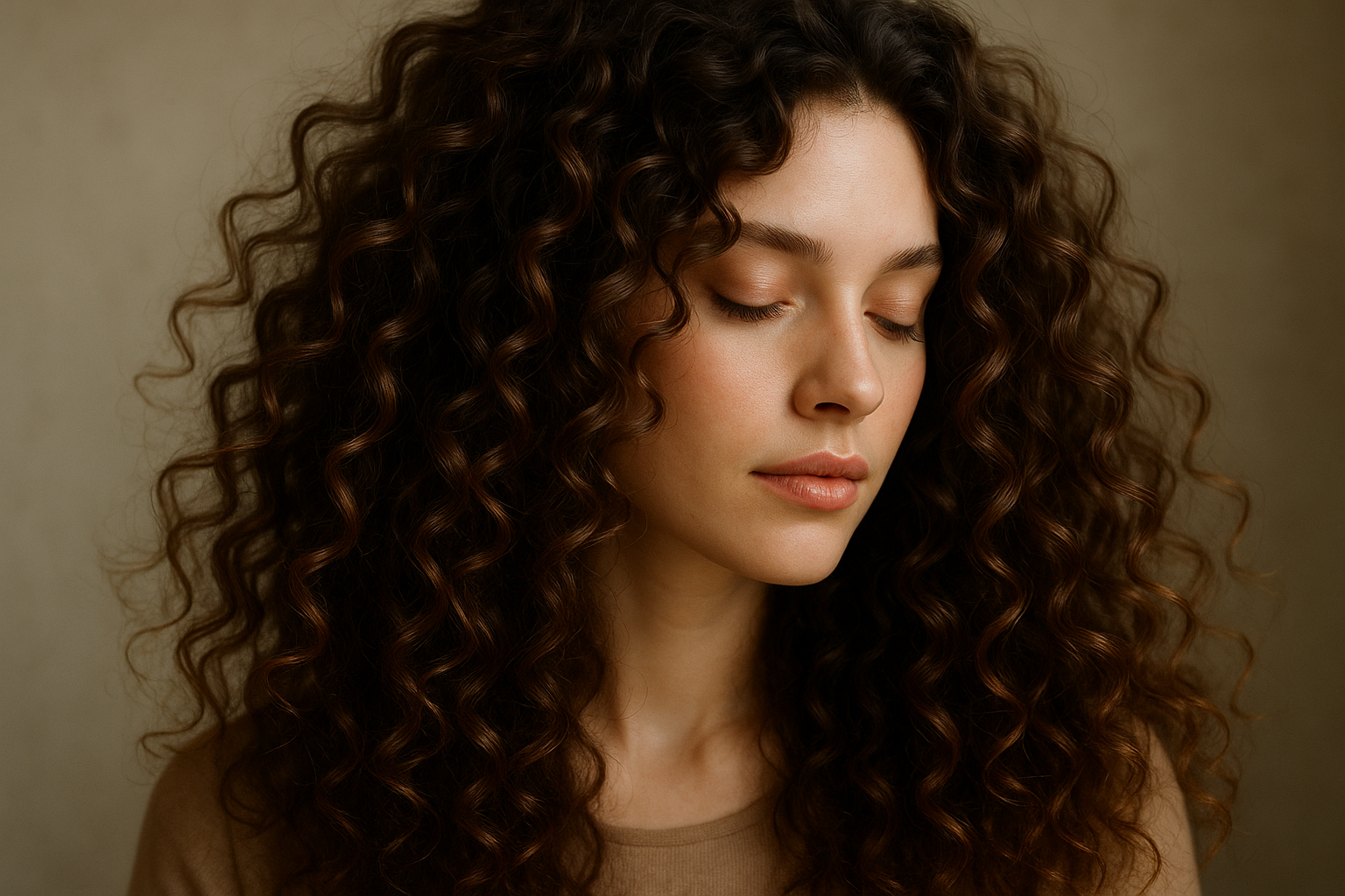 beautiful curly hair